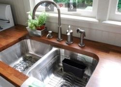 an undermount sink can help make the most of your kitchen space