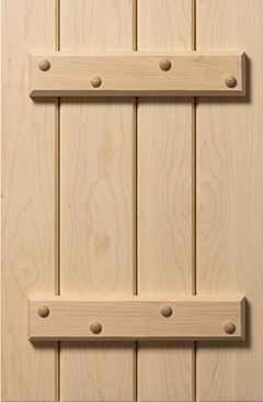 photo showing battens on the back of a cabinet door