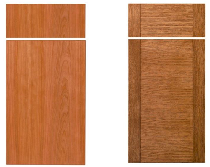 Contemporary Solid Wood Slab & Batten Cabinet Doors