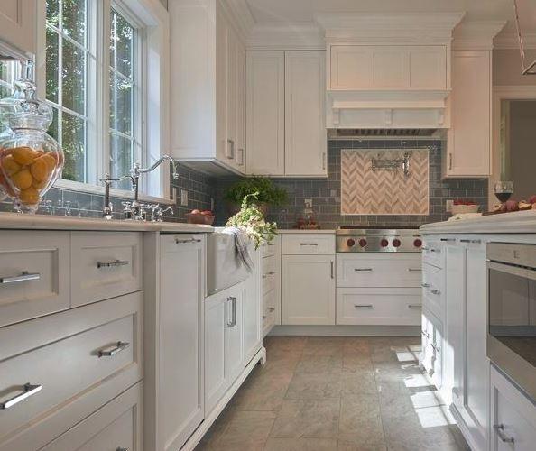 A farm-style kitchen must include an apron front or farmhouse sink